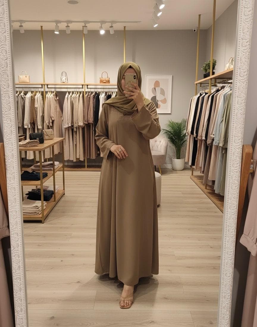 Abaya Caramel Doux